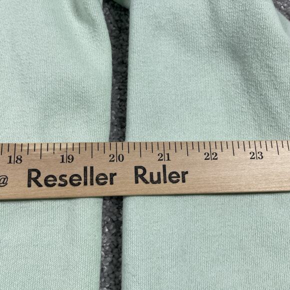 North Face Sweatshirt Womens Medium Fleece Pullover Outdoors Hiking Light Green - Picture 16 of 16